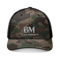 Beast Monarch Embroidered Camo Trucker Hat