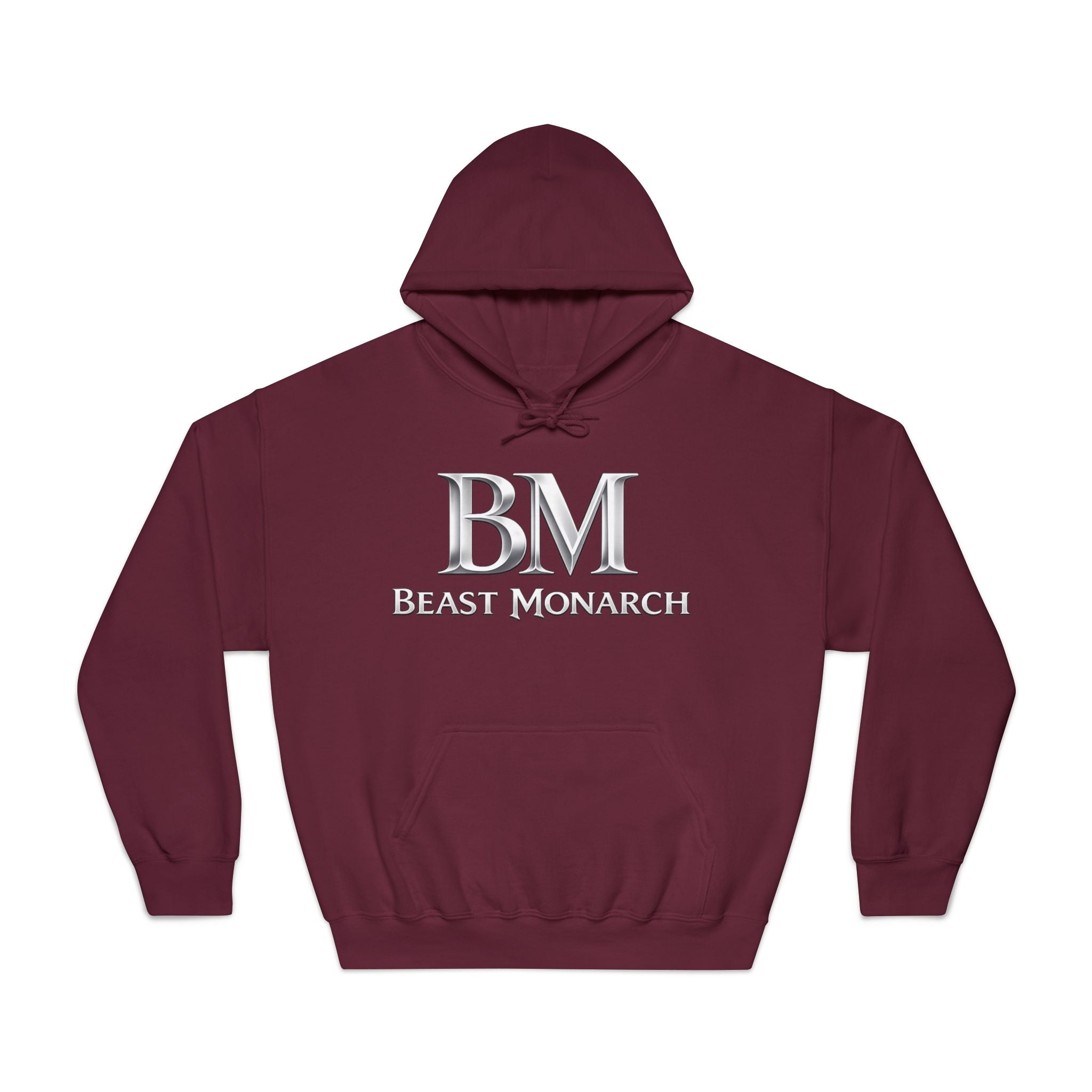 Beast Monarch Hoodie — BM Chrome Logo Hooded Sweatshirt