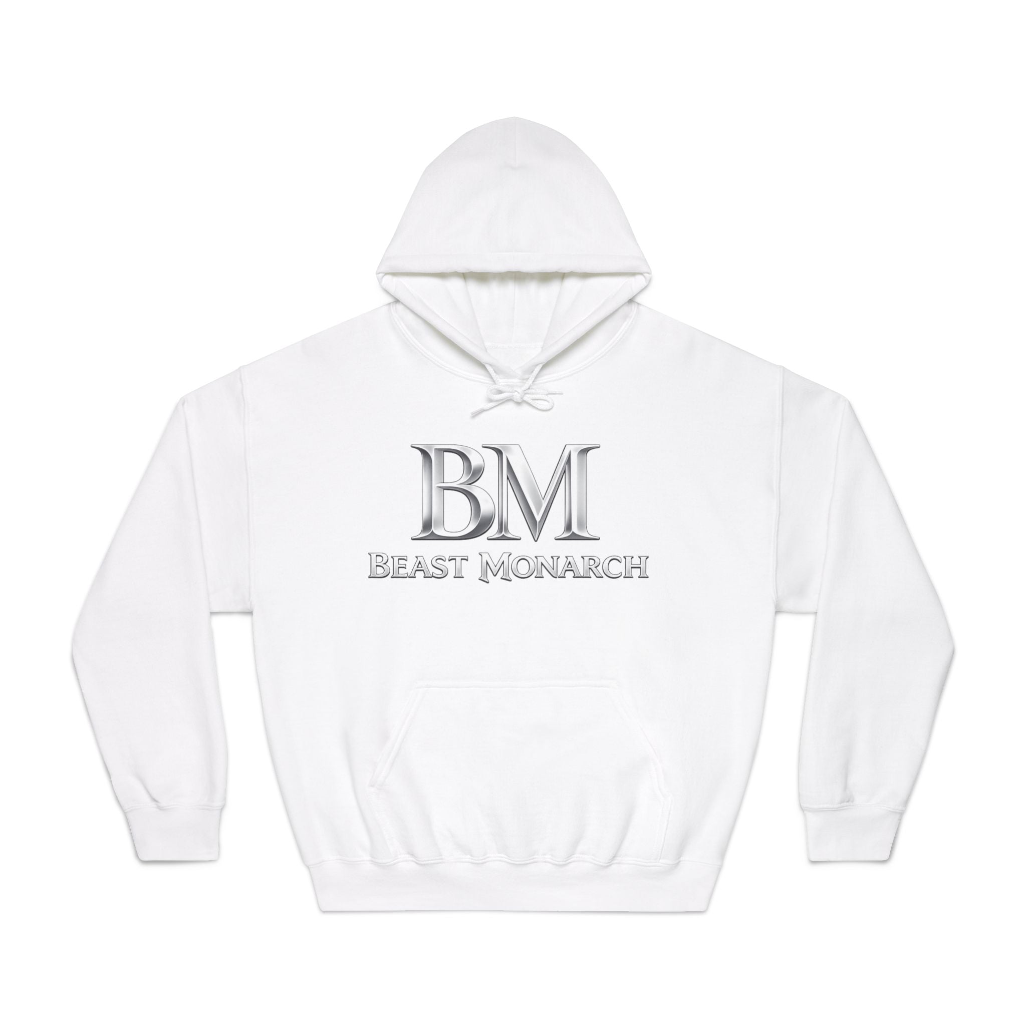 Beast Monarch Hoodie — BM Chrome Logo Hooded Sweatshirt