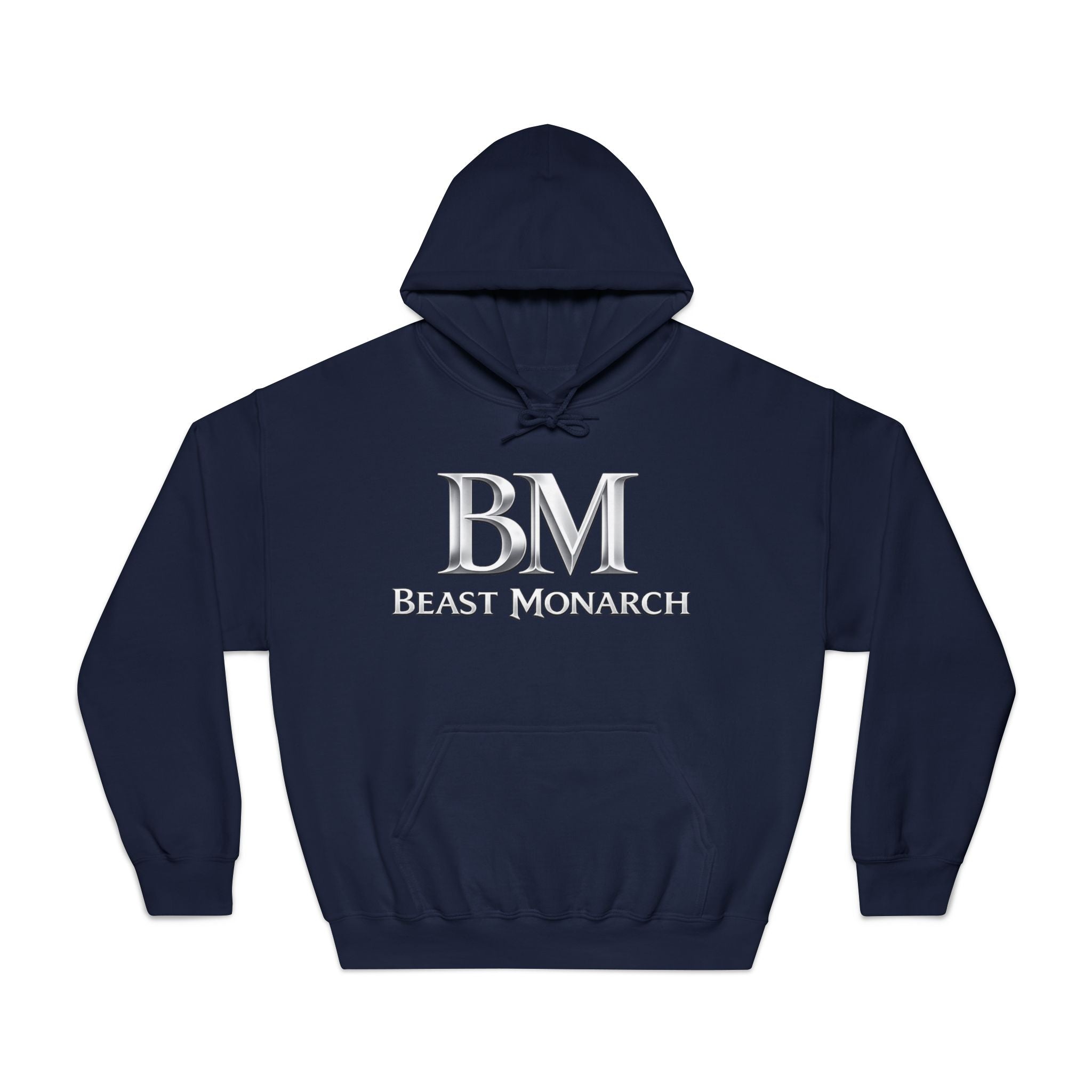 Beast Monarch Hoodie — BM Chrome Logo Hooded Sweatshirt